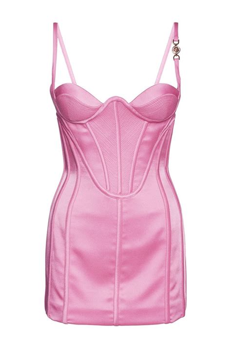 versace corset|pink Versace corset with pant.